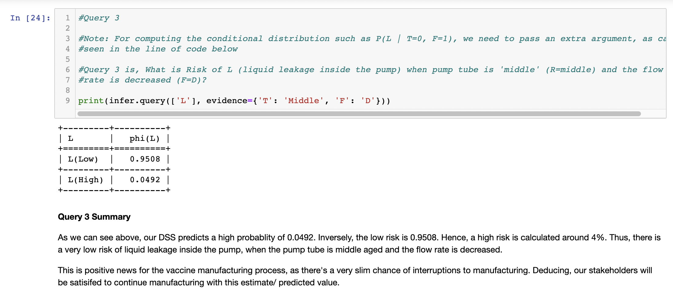 Fig 11 - Query 3 for DSS