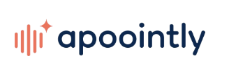 Apoointly wordmark for an AI front desk platform in healthcare